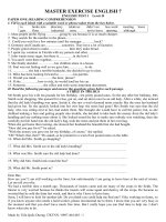 Tài liệu Thi tiếng anh cao học pdf