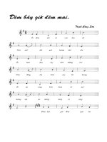 Tài liệu Bài hát đêm bây giờ đêm mai - Trịnh Công Sơn (lời bài hát có nốt) pdf
