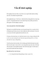 Tài liệu Vốn để khởi nghiệp pptx