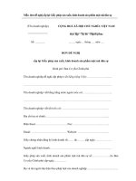 Tài liệu Mẫu đơn đề nghị cấp lại Giấy phép sản xuất, kinh doanh sản phẩm mật mã dân sự docx