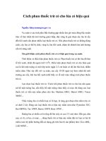 Tài liệu Cách phun thuốc trừ cỏ cho lúa có hiệu quả pptx