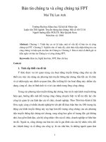 Bản tin chúng ta và công chúng tại FPT 