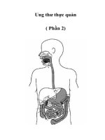 Tài liệu Ung thư thực quản ( Phần 2) doc