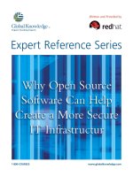 Tài liệu Red hat -Why Open Source Software pptx