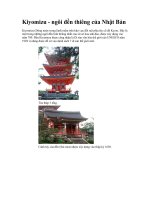 Tài liệu Kiyomizu - ngôi đền thiêng của Nhật Bản docx