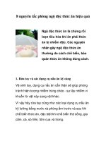 Tài liệu 8 nguyên tắc phòng ngộ độc thức ăn hiệu quả pdf