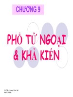 Tài liệu CHƯƠNG 9: PHỔ TỬ NGOẠI & KHẢ KIẾN pptx