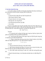 Tài liệu HƯỚNG DẪN XÂY DỰNG ĐỊNH MỨC QUAN TRẮC CHẤT LƯỢNG MÔI TRƯỜNG ppt