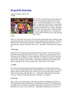 Tài liệu Bí quyết lấy lòng nàng pptx