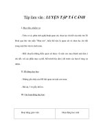 Tài liệu Tập làm văn - LUYỆN TẬP TẢ CẢNH - Mưa rào ppt