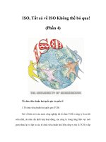 Tài liệu ISO, Tất cả về ISO Không thể bỏ qua! (Phần 4) Tổ chức tiêu chuẩn hoá quốc pdf