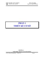 Luận văn Tuyến đường thiết kế từ P-B thuộc địa bàn Tỉnh Tây Ninh