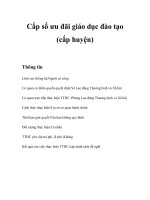 Tài liệu Cấp sổ ưu đãi giáo dục đào tạo (cấp huyện) pptx