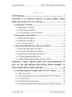 Giải pháp hoàn thiện công tác thẩm định dự án đầu tư tại chi nhánh ngân hàng nông nghiệp và phát triển nông thôn thủ đô 