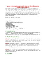 Đại cương hóa học 12 luyện thi đại học