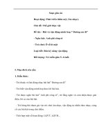 Tài liệu Phát triển thẩm mỹ( Âm nhạc) - Chủ đề: Thế giới thực vật doc