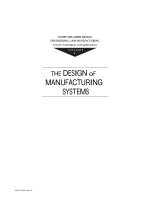 Tài liệu The Design Of Manufacturing Systems P1 docx