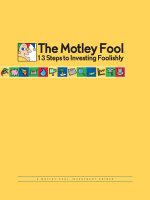 Tài liệu The Motley Fool - 13 steps to Investing Foolishly docx