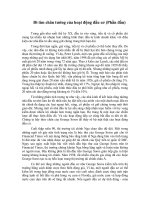 Tài liệu Đi tìm chân tướng của hoạt động đầu cơ (Phần đầu) pdf