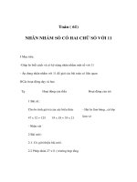 Tài liệu Toán ( 61) - NHÂN NHẨM SỐ CÓ HAI CHỮ SỐ VỚI 11 doc