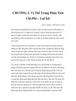 Tài liệu Phân Tích Chi Phí và Lợi Ích - CHƯƠNG 2: Vị Thế Trong Phân Tích Chi-Phí -- Lợi Ích docx