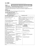 Tài liệu Tiết 34 : GIẢI HỆ PHƯƠNG TRÌNH BẰNG PHƯƠNG PHÁP THẾ pdf