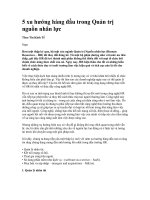 Tài liệu 5 xu hướng hàng đầu trong Quản trị nguồn nhân lực ppt