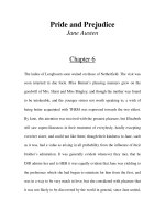 Tài liệu LUYỆN ĐỌC TIẾNG ANH QUA TÁC PHẨM VĂN HỌC-Pride and Prejudice -Jane Austen -Chapter 6 ppt