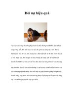 Tài liệu Đòi nợ hiệu quả pptx