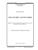 Luận văn Nâng cao chất lượng tín dụng đối với hộ sản xuất tại NHNo&PTNT huyện Hoằng Hóa
