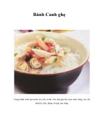 Tài liệu Bánh Canh ghẹ pdf