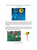 Tài liệu Kiểm soát lưu lượng khí Ozone trong hệ thống xử lý nước thải pdf