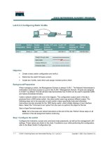 Tài liệu Lab 8.2.3 Configuring Static VLANs docx