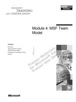 Tài liệu Module 4: MSF Team Model doc