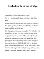 Tài liệu Kinh doanh và sự vô đạo ppt