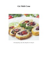 Tài liệu Gà Nhồi Cơm docx