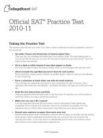 SAT practise test 
