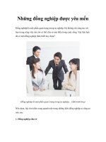 Tài liệu Những đồng nghiệp được yêu mến docx