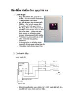 Tài liệu Bộ điều khiển đèn quạt từ xa ppt