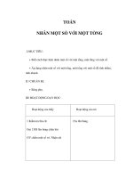 Tài liệu Tóan - NHÂN MỘT SỐ VỚI MỘT TỔNG doc
