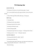 Tài liệu Giáo trình Vết thương tim docx