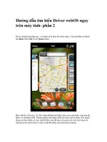 Tài liệu Hướng dẫn tìm hiểu Driver webOS ngay trên máy tính- phần 2 doc