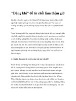 Tài liệu “Dũng khí” để từ chối làm thêm giờ docx