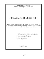 Tài liệu Tiểu luận “Quan hệ phân phối và các hình thức phân phối ở nước ta hiện nay” pdf