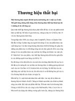 Tài liệu Thương hiệu thất bại pptx