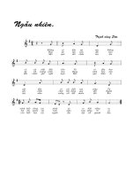 Tài liệu Bài hát ngẫu nhiên - Trịnh Công Sơn (lời bài hát có nốt) docx