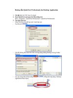 Tài liệu Hướng dẫn QuickTest Professional cho desktop application docx