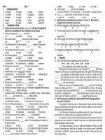 Tài liệu Unit 1 - Bt Mlh 11 - Test 1 docx