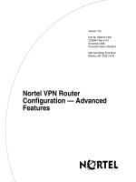 Tài liệu Nortel VPN Router Configuration — Advanced Features docx