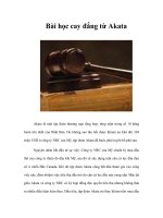 Tài liệu Bài học cay đắng từ Akata doc